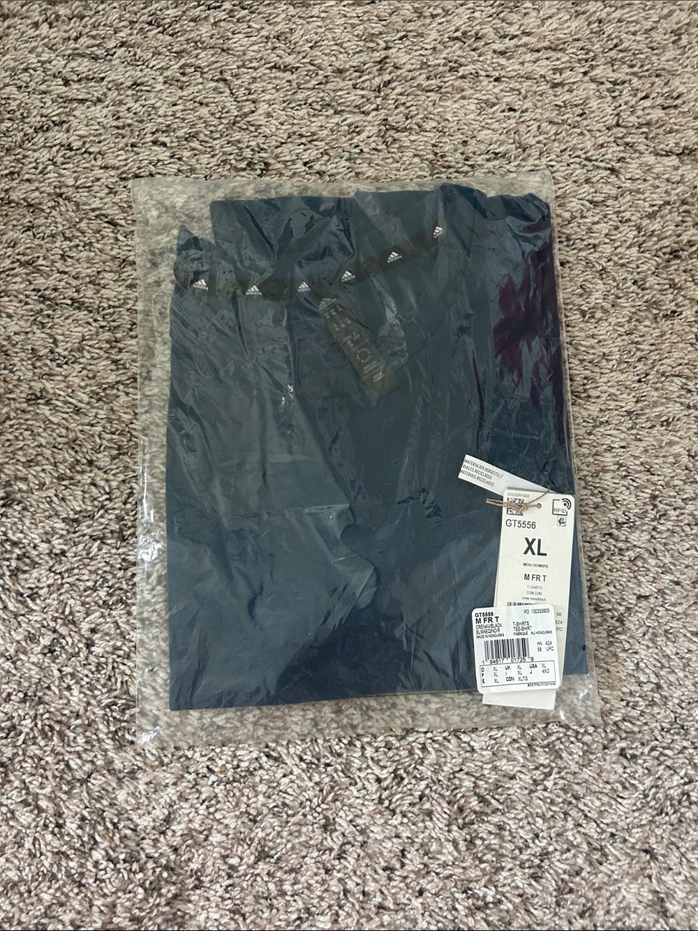 NWT AEROREADY DESIGNED TO MOVE FEELREADY SPORT TEE in Navy